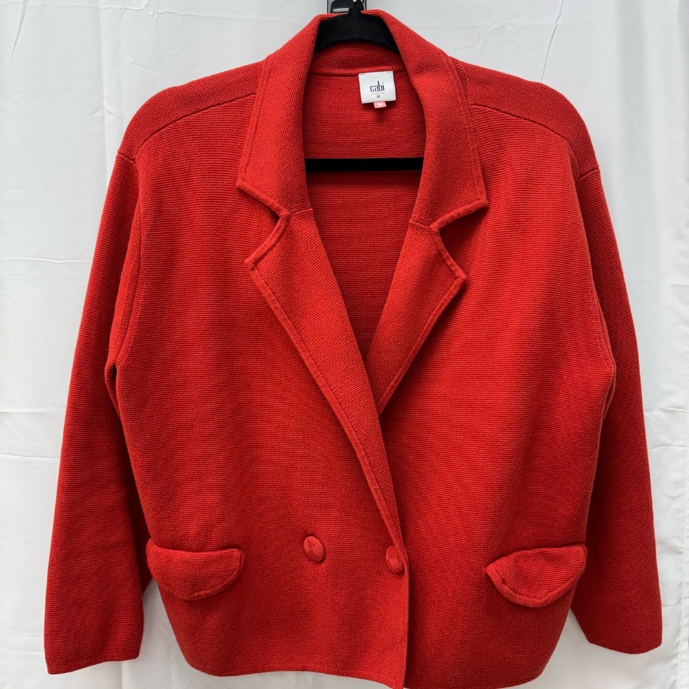CAbi Vibrant Red Blazer